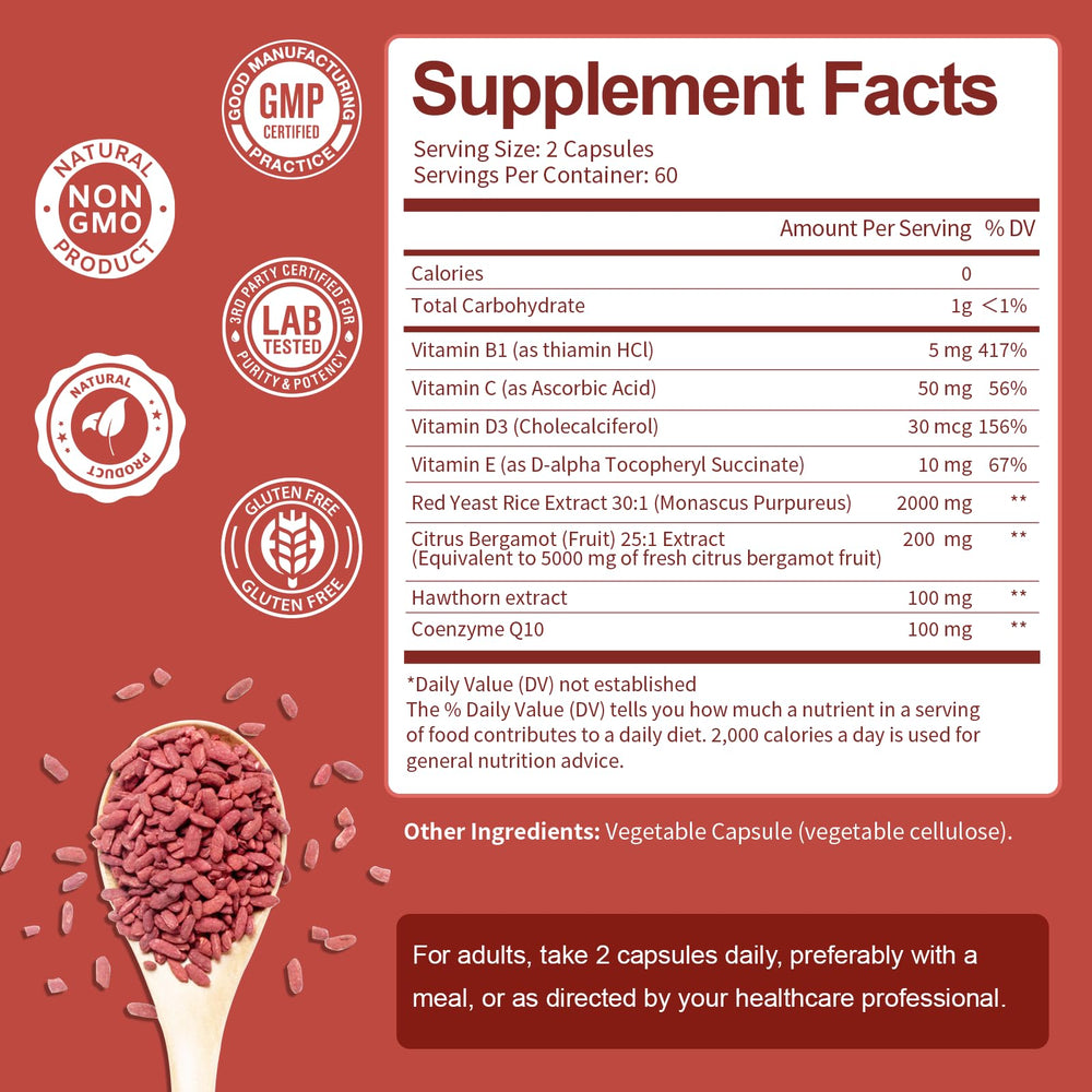 Totaria hawthorn capsules shown for a wellness routine.