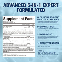 Totaria prebiotic fiber label showcasing nourishing fiber for beneficial bacteria.