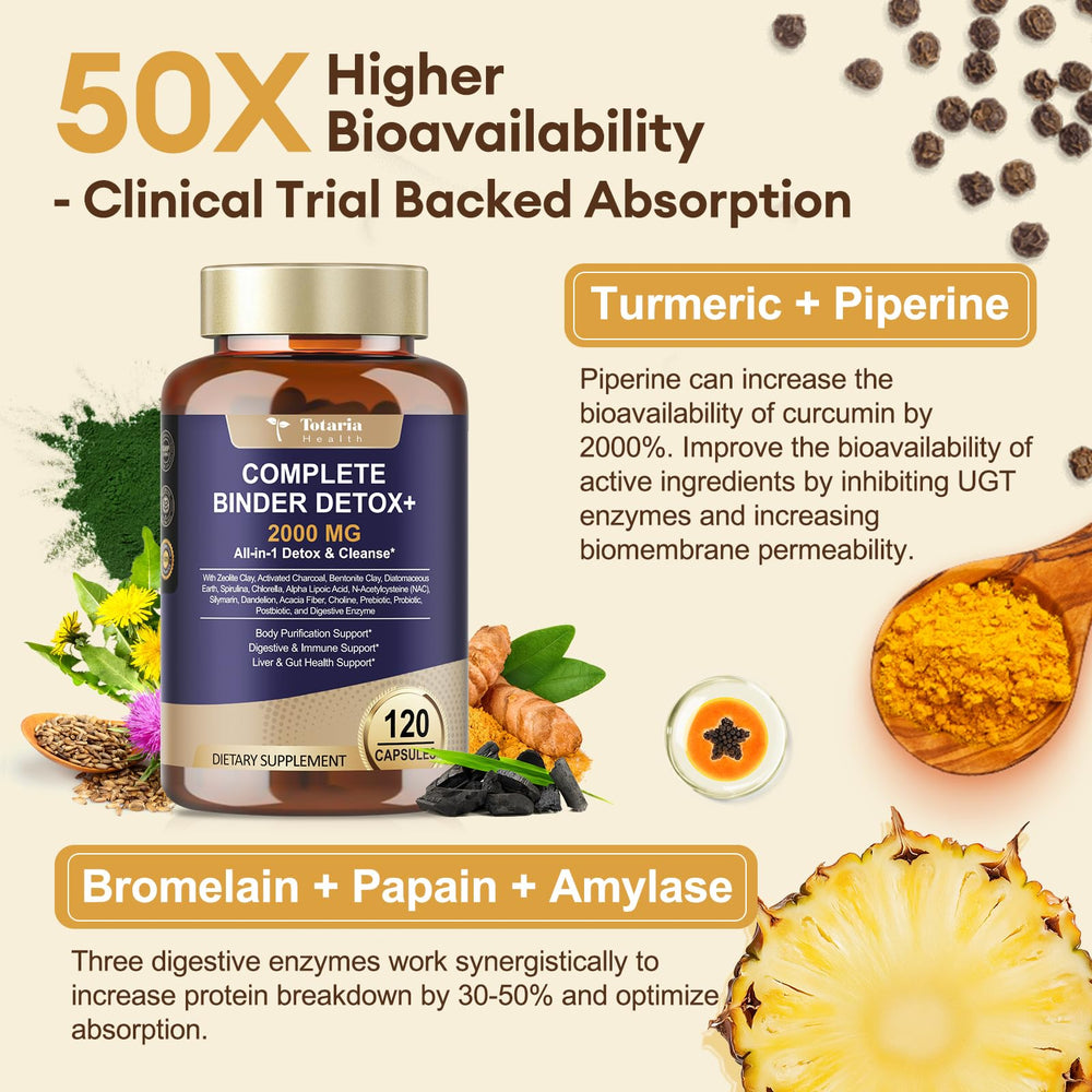 Totaria probiotic capsules indicate 5B CFU for gut balance