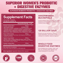 Totaria Probiotics for Women capsules closeup of 120B CFUs per serving