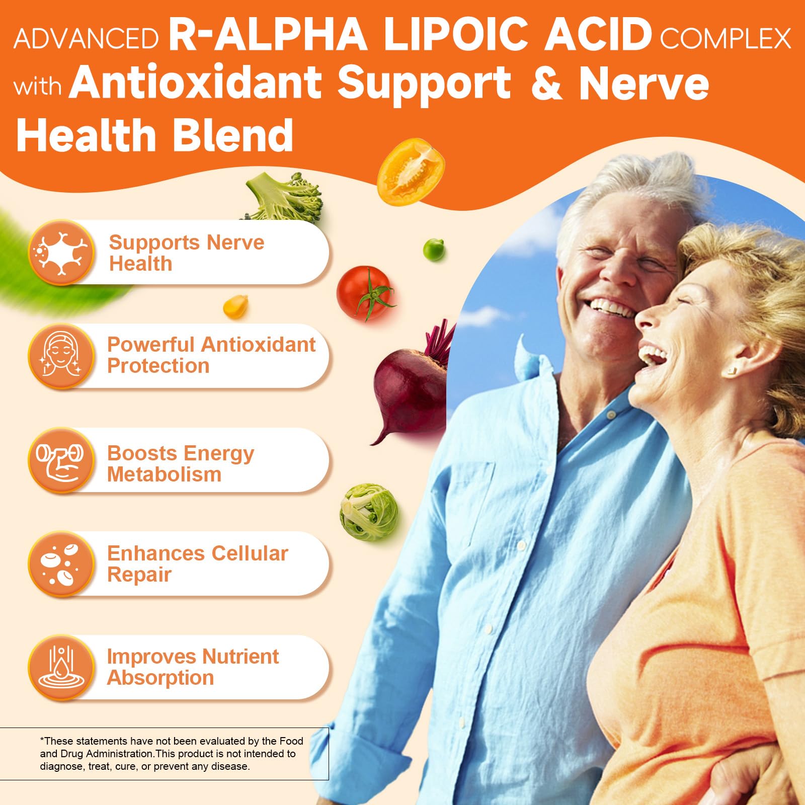 Totaria R-ALA bottle label with stabilized R-ALA and B-vitamin blend.