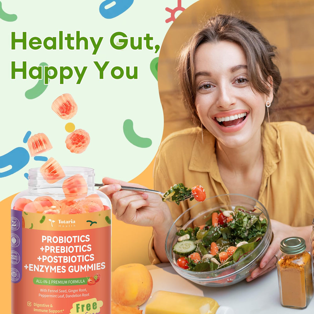 Totaria gummy suggesting skin support and energy benefits