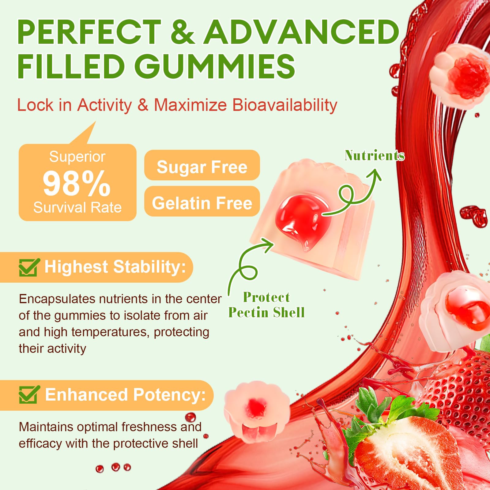 Totaria Sugar-Free 5-in-1 chew action demonstrates convenient chewable digestive support.