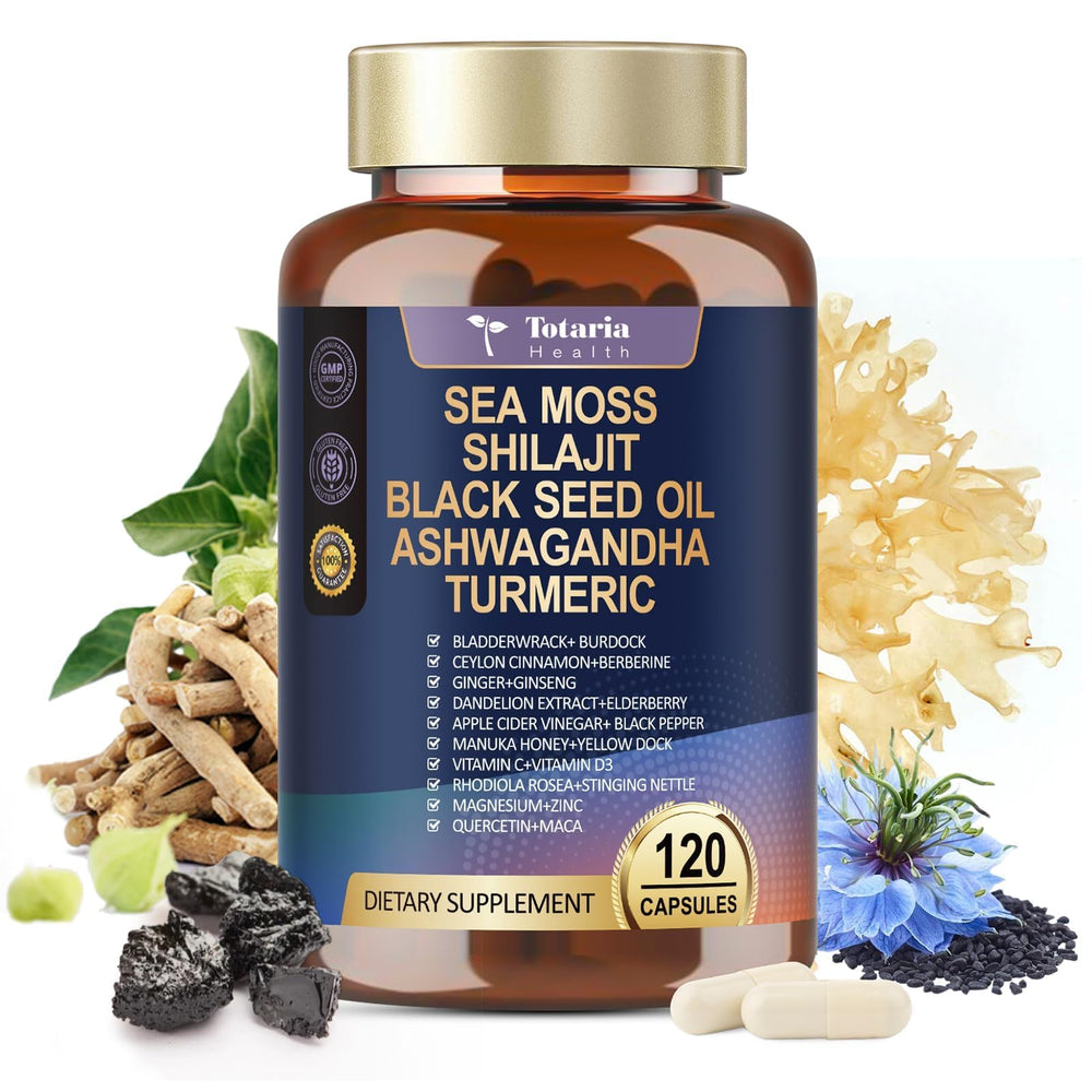 Totaria vegan bottle showcasing premium materials and clean, gluten-free formula.