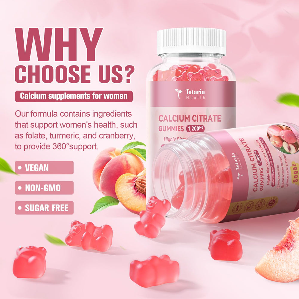 Totaria vegan pectin based sugar free gummies for convenient daily nutrition