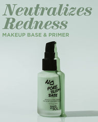 Touch in Sol green-tone primer swatches demonstrate even skin tone before foundation.