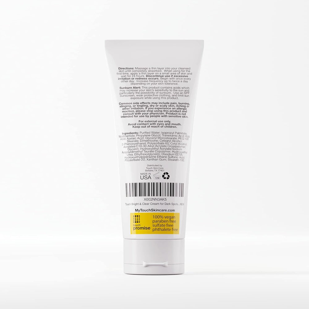 TOUCH Radiance Cream texture closeup looks creamy and fast-absorbing.