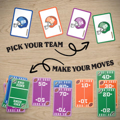 TOUCHDOWN The Card Game players draft quickly for tense, stadium-like moments