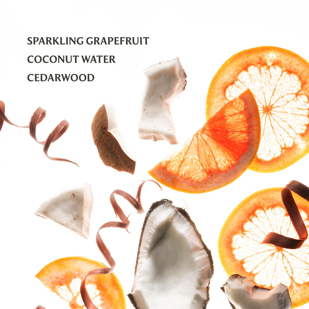 Touchland Beach Coco Trio packaging emphasizes dye-free formula