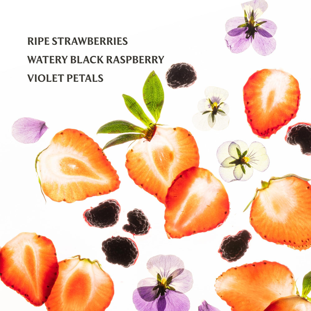 Touchland Berry Bliss scent evokes a berry-kissed meadow in a bottle.