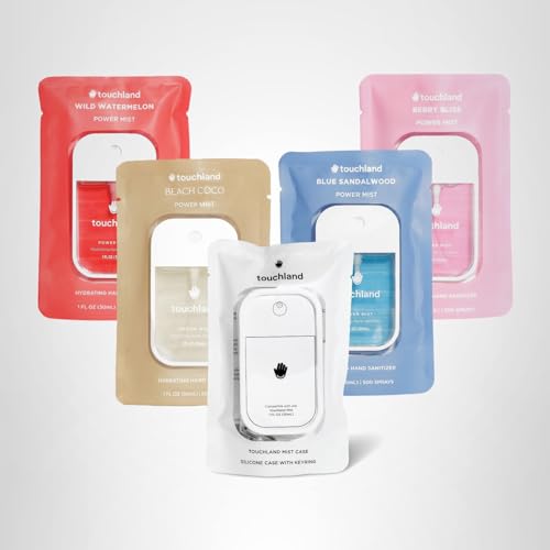 Branding shot of Touchland Dream Five Set with clean aesthetic