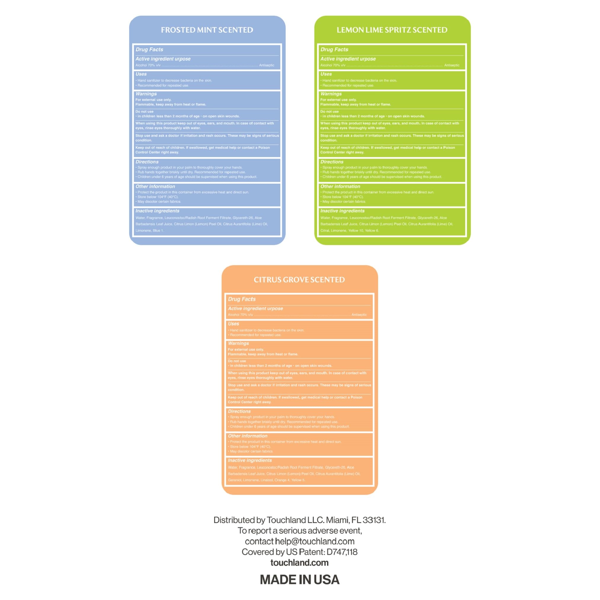 Touchland FSA/HSA eligibility tag helps with eligible purchases