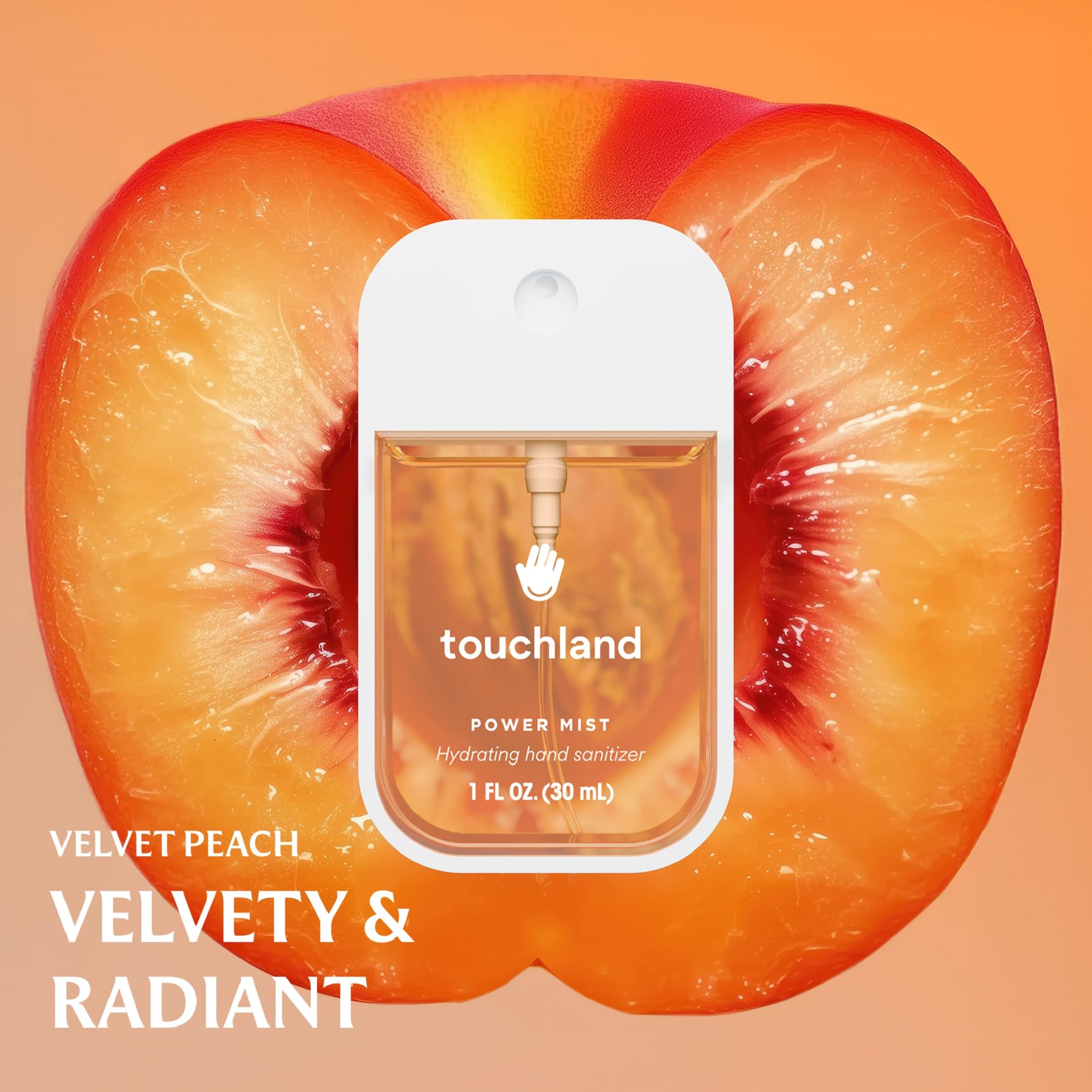 Touchland Mango Passion bottle combines fruity scent with moisturizing care