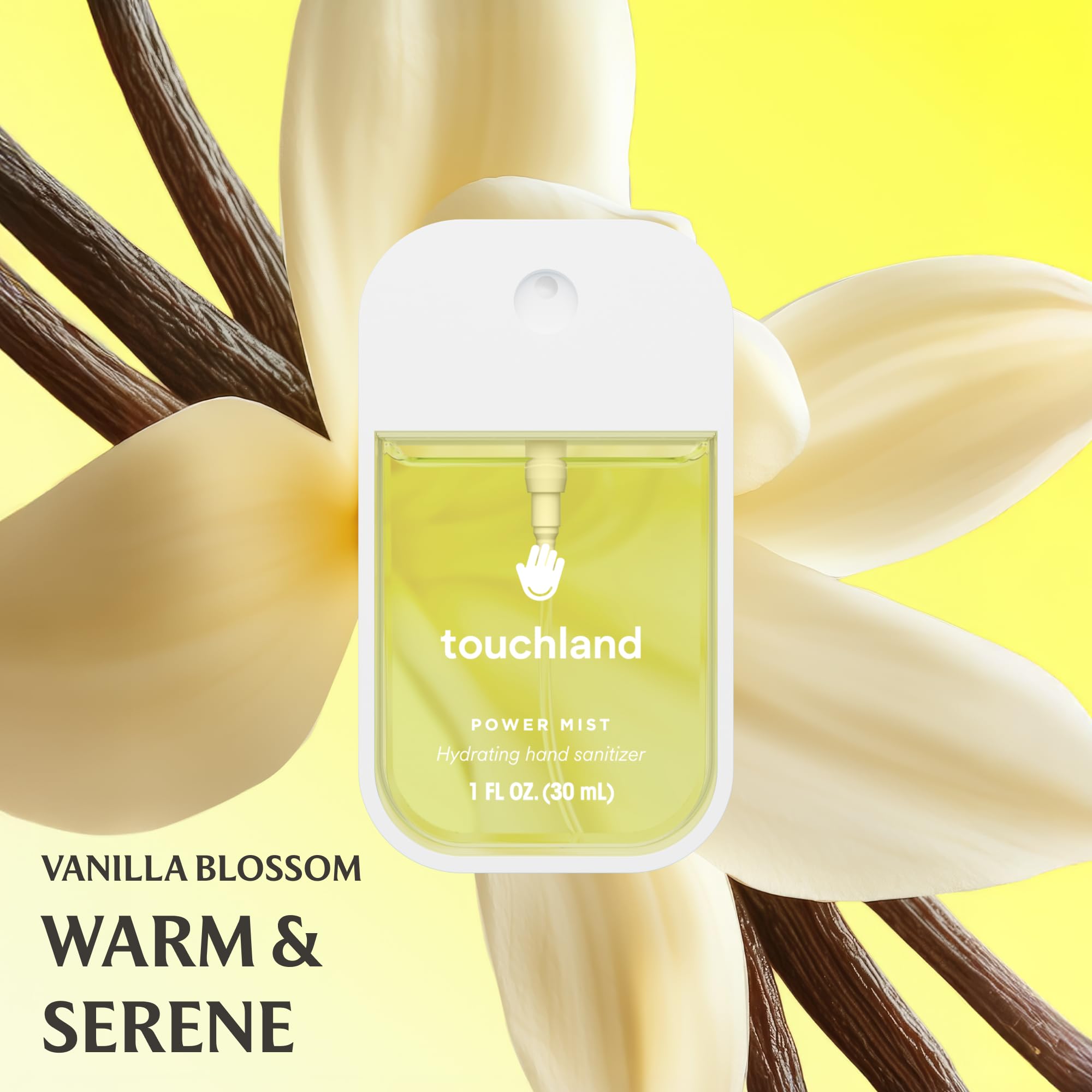Touchland travel-size mist pack for easy on-the-go refresh.