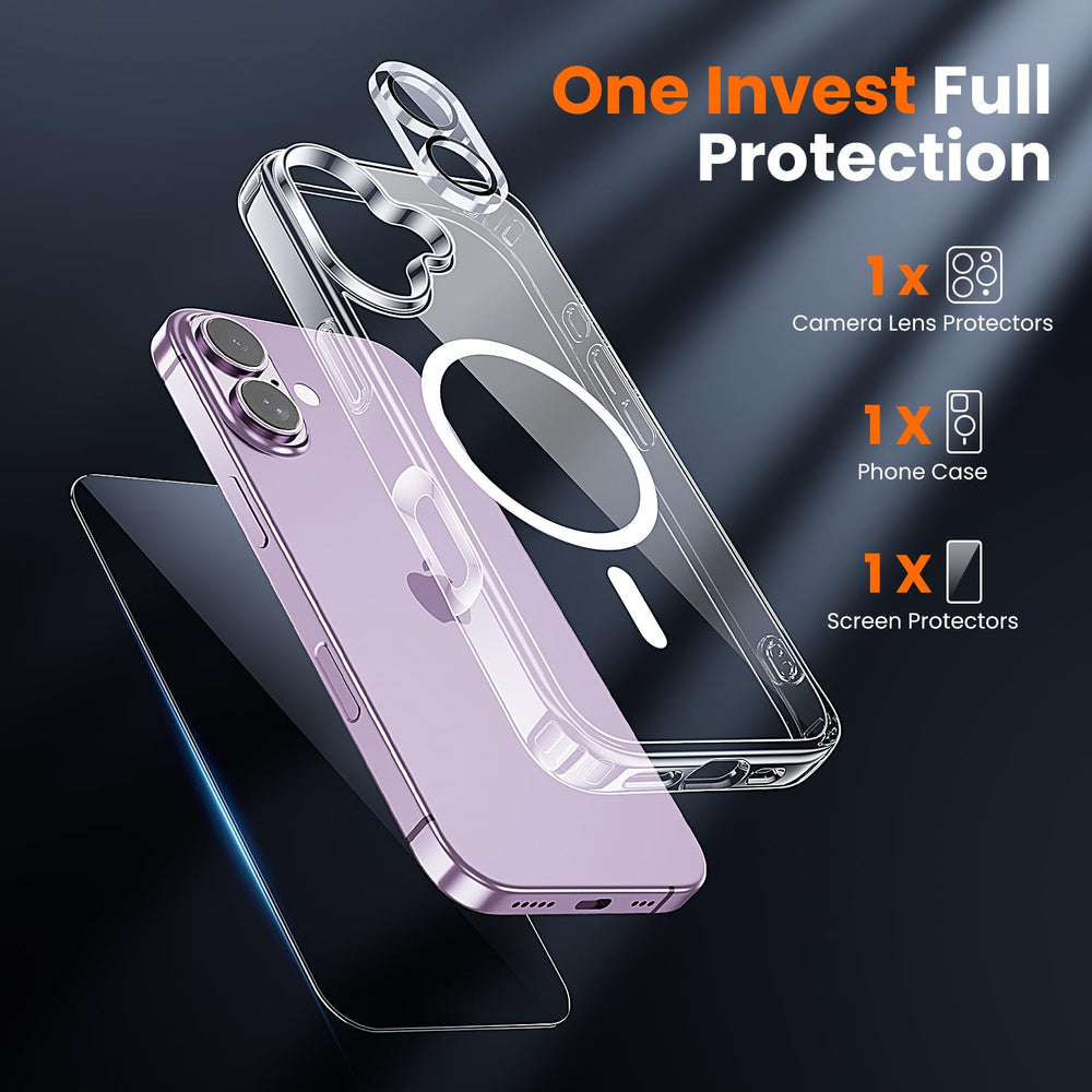 Toushion iPhone 17 case with MagSafe for easy wireless charging.