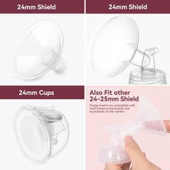 TOVVILD 24mm flange compatibility insert improves pump fit across brands.