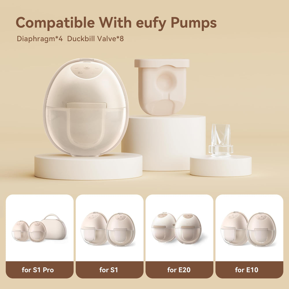 TOVVILD duckbill valve for eufy E20 compatibility supports smooth pumping.