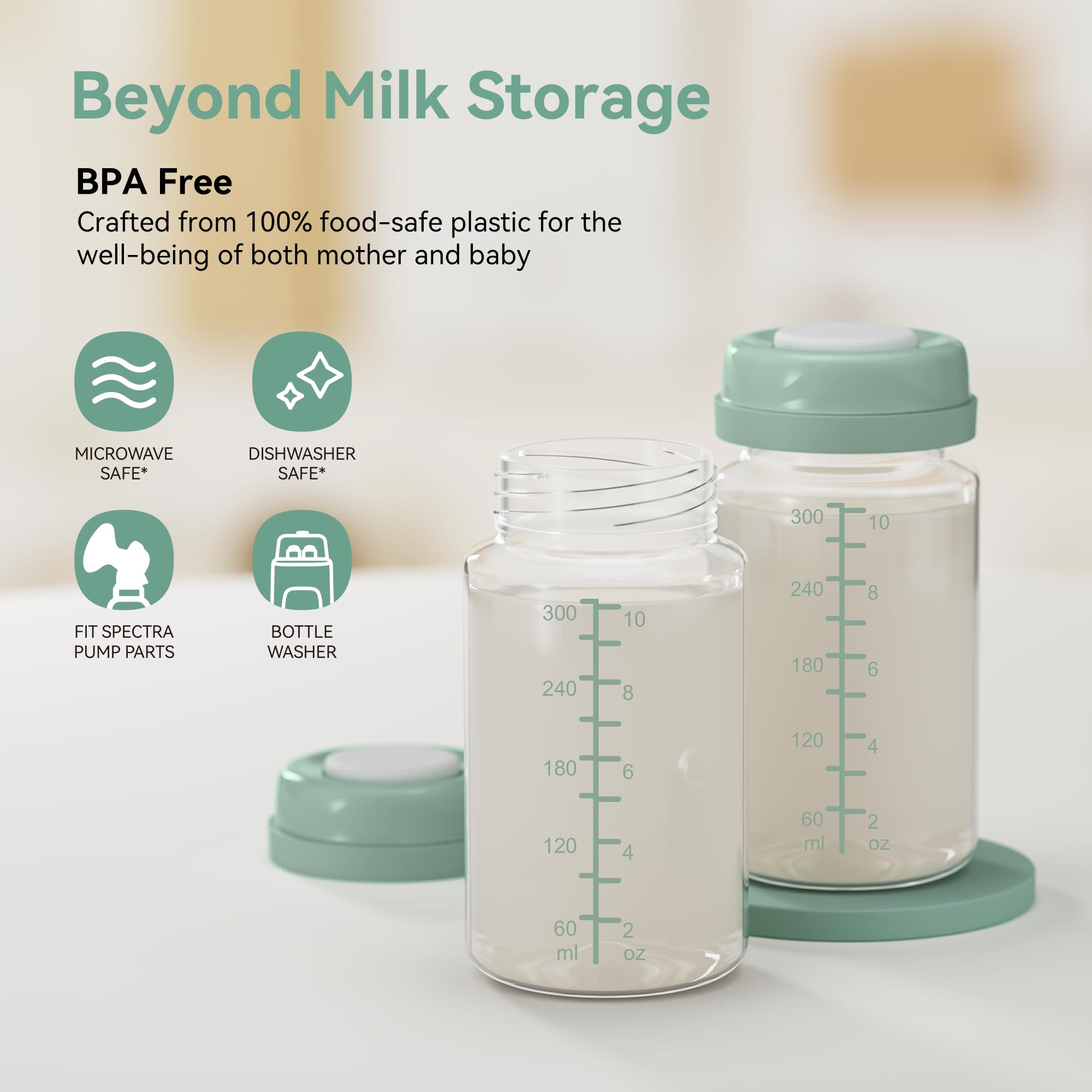 TOVVILD 10oz bottle supports quick fridge-to-cooler transitions for busy days.