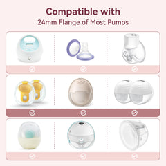 TOVVILD compatible with Momcozy for flexible flange sizing.