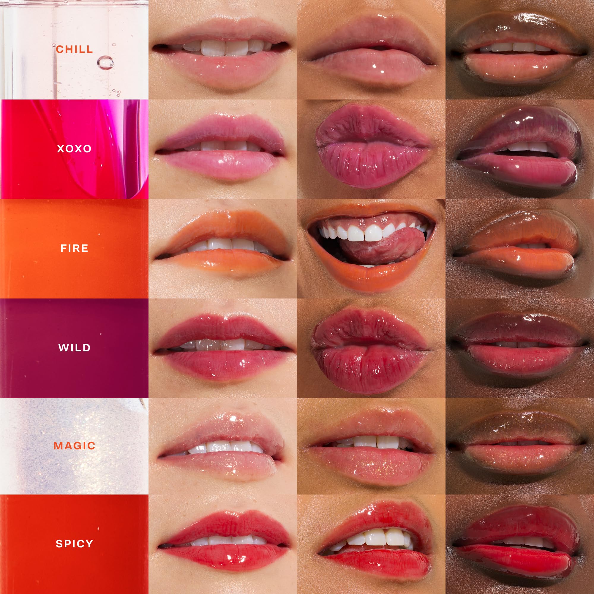 Five-oil conditioning blend visible in ShineOn Lip Jelly.