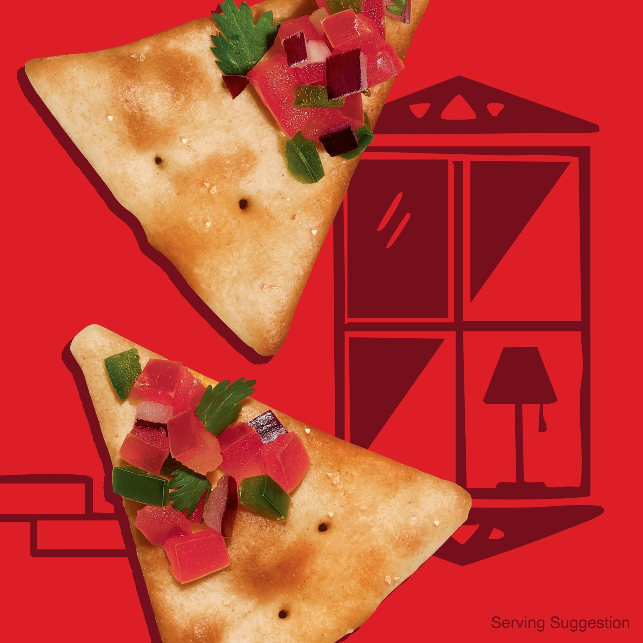 Town House Pita Sea Salt crackers golden-brown edges ideal for dips