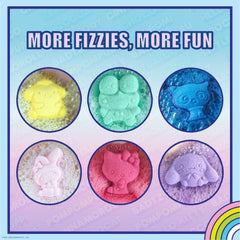 Townley Girl Cinnamoroll bath bomb using Cinnamoroll mold for bubbly fun