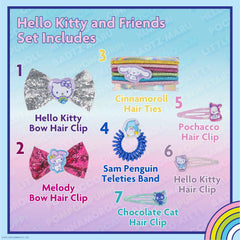 Townley Girl glitter snap clips add sparkle for quick, fun hair days.