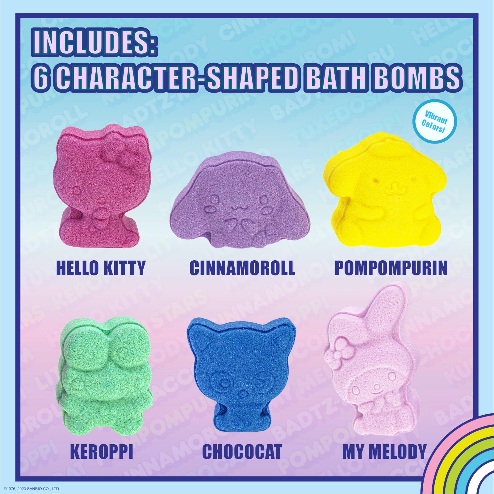 Townley Girl Keroppi bath bomb with Keroppi mold for colorful fizz