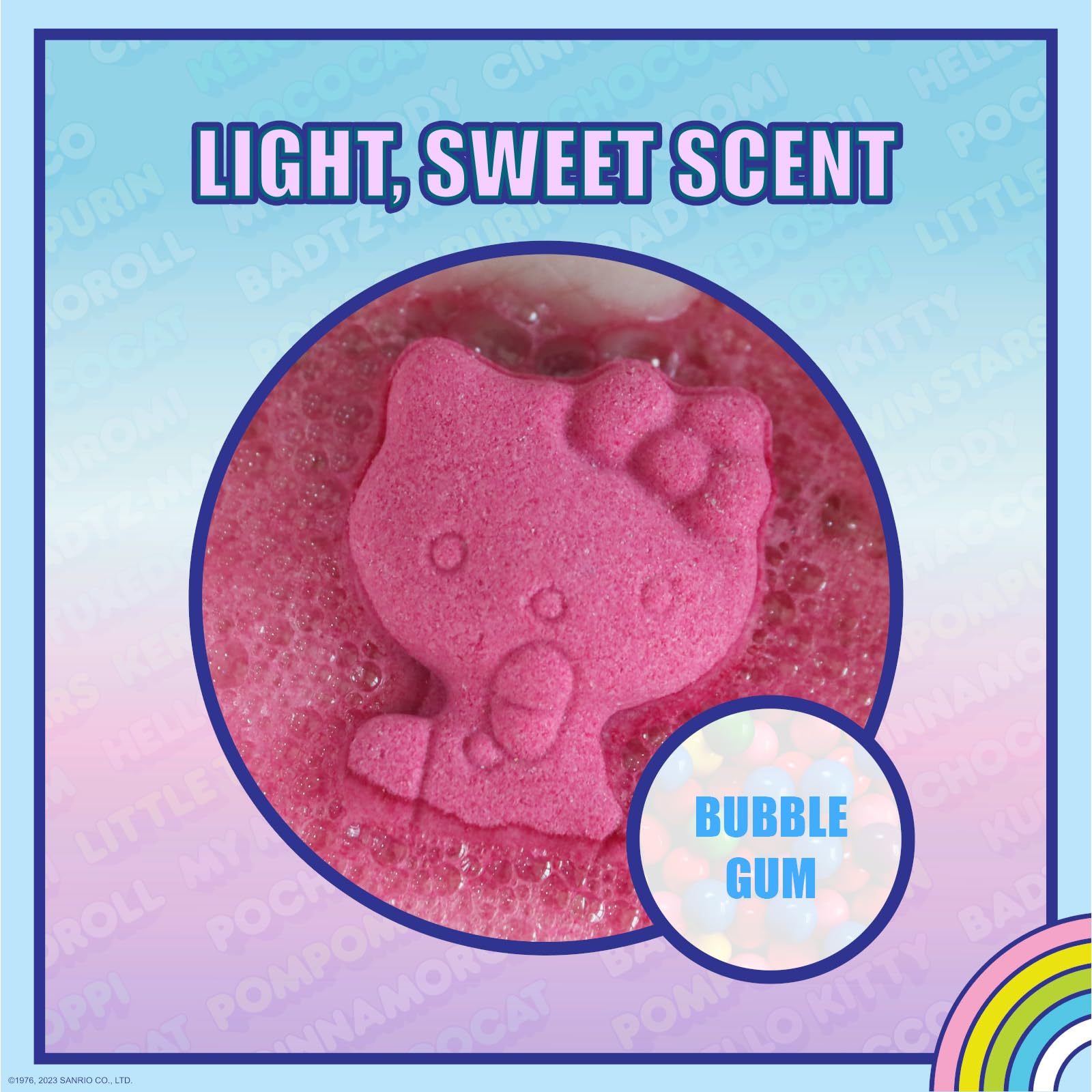 Townley Girl My Melody bath bomb with My Melody mold for sparkling color