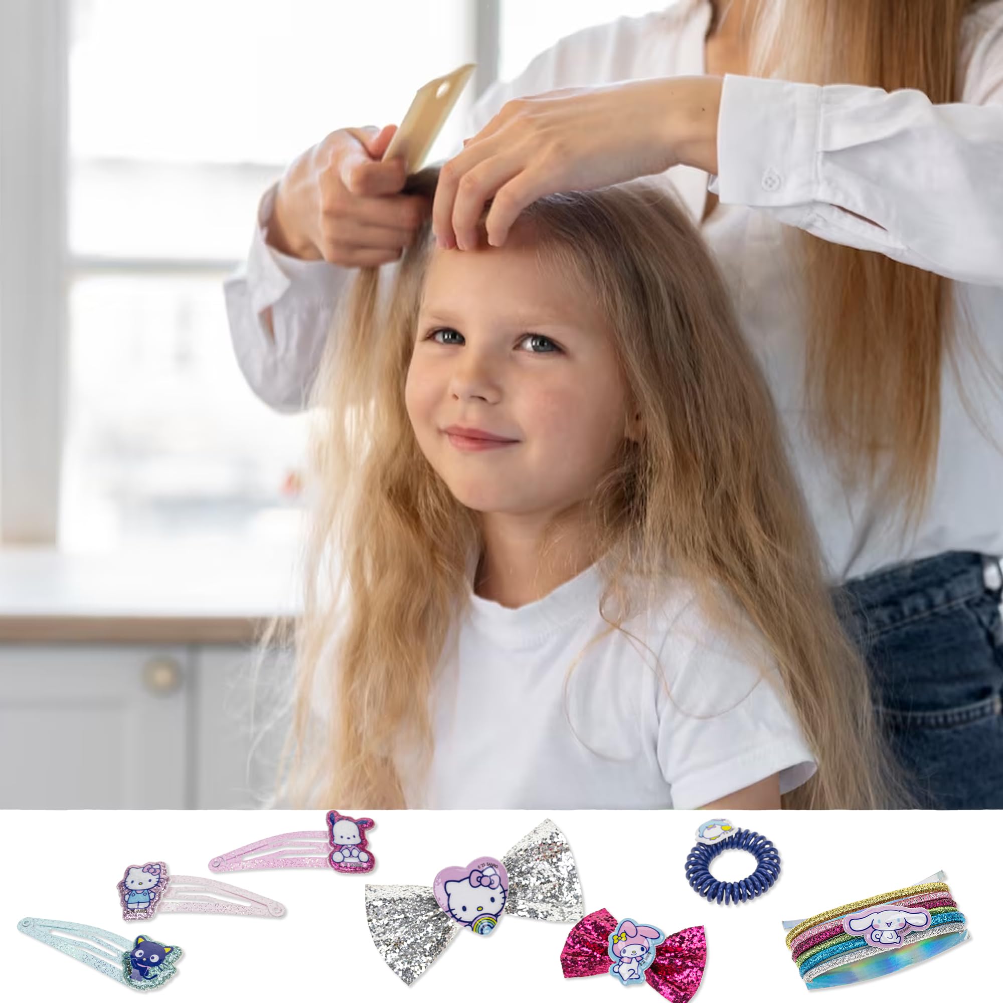 Townley Girl slumber party-ready hair kit inspires dress-up play.