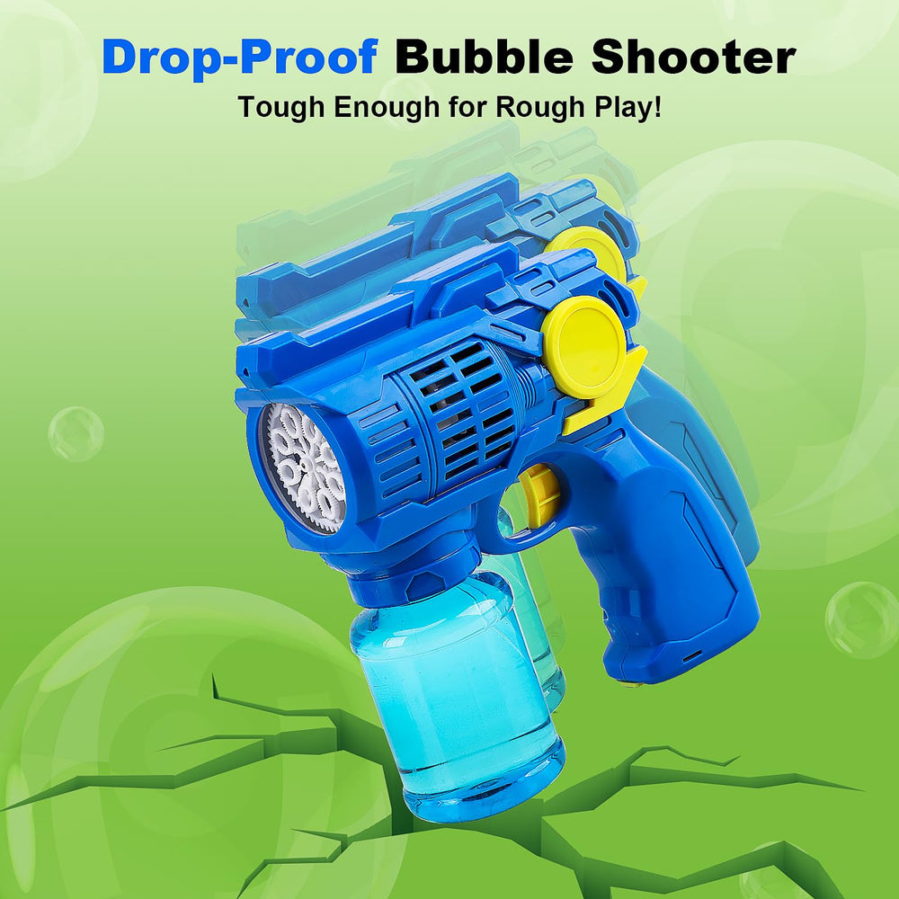 TOY Life Bubble Guns battery compartment ready for quick setup.
