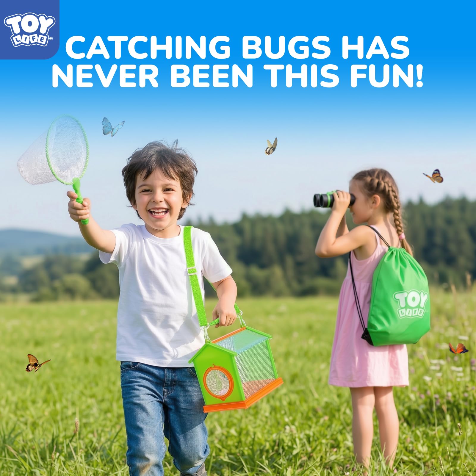 TOY Life bug house observation box aids close-up viewing of tiny creatures.