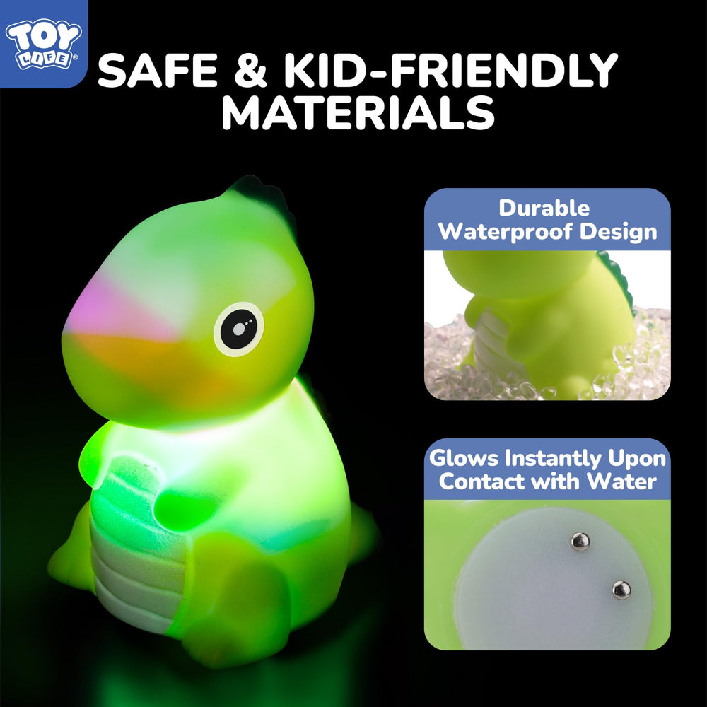 TOY Life Ichthyosaur light-up bath toy brightens water play for curious kids