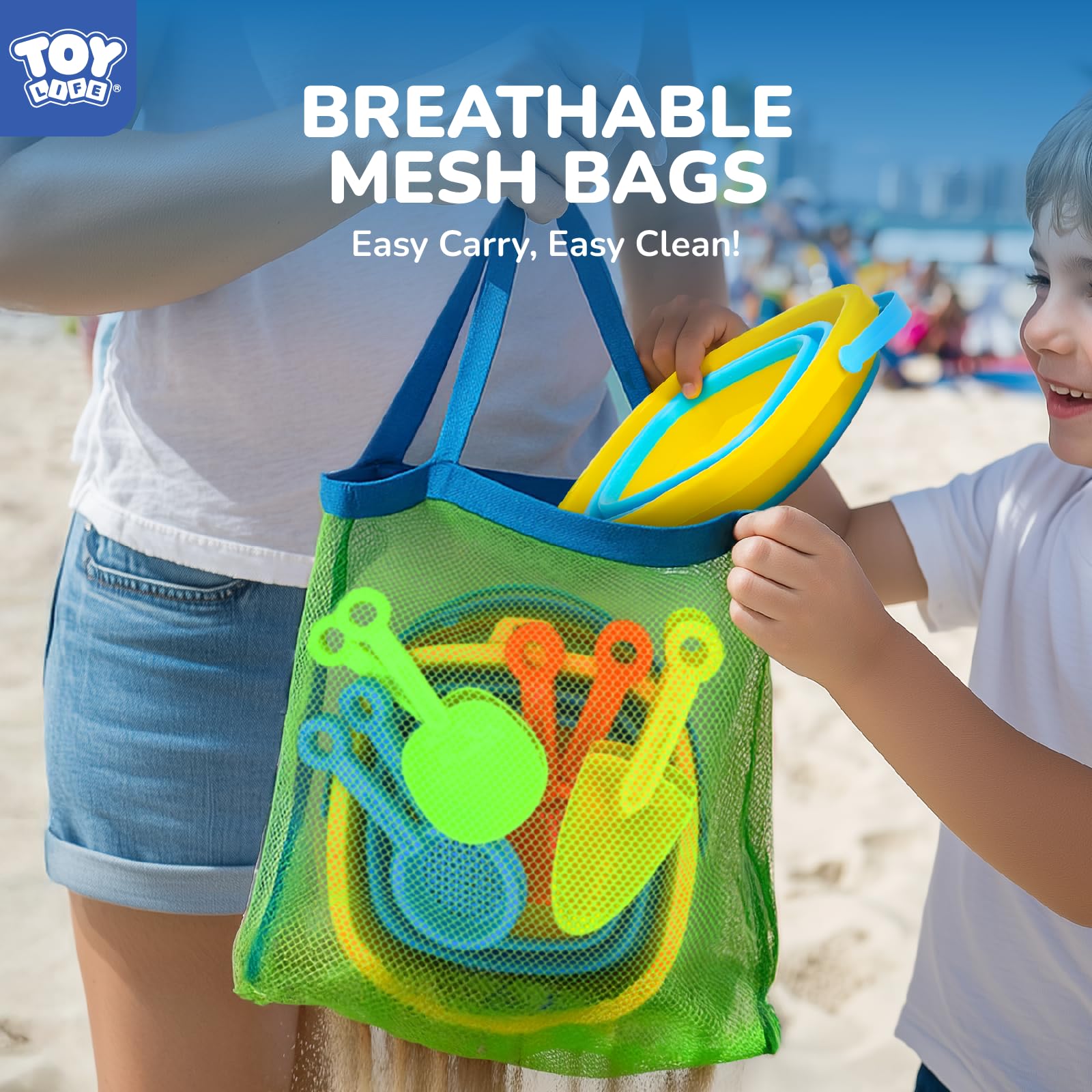 TOY Life kid-friendly beach set ideal for toddlers on the shore