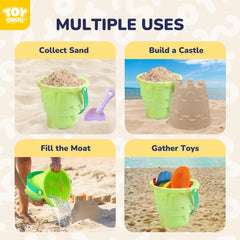 TOY Life sand castle bucket ready for shaping seaside kingdoms
