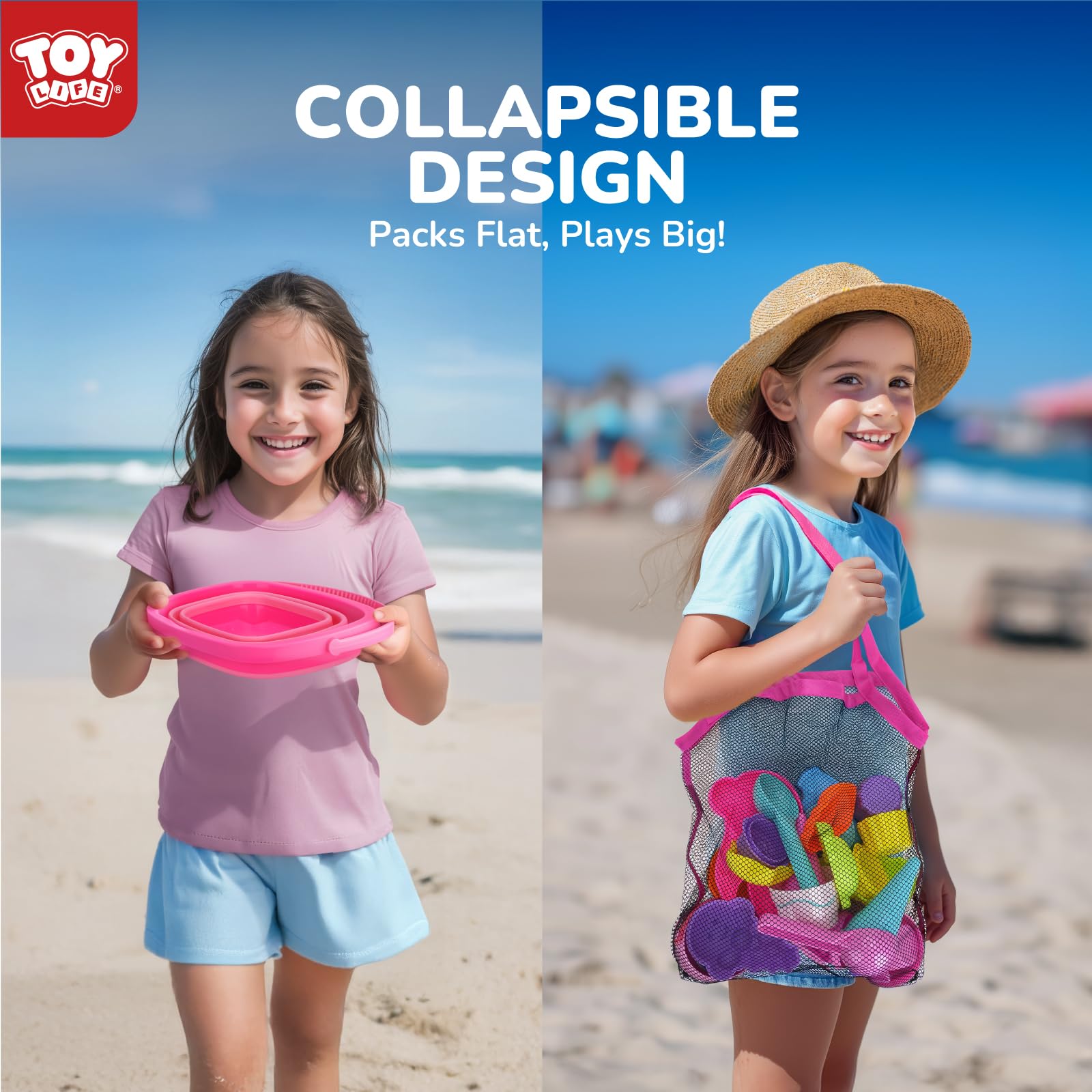 TOY Life sand molds and tools for sandbox fun