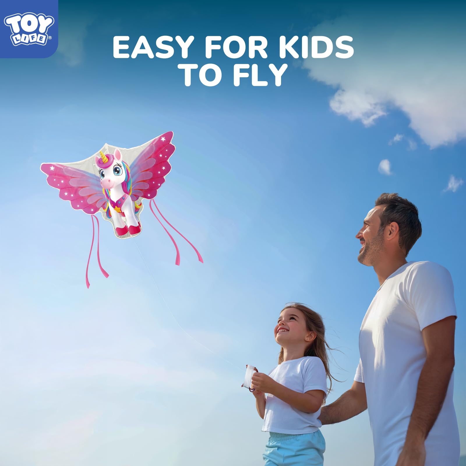 TOY Life Unicorn Kite stable launch for beginners and kids