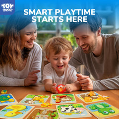 TOY Life wooden puzzle monkey piece encourages problem solving