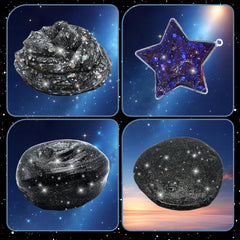 Toybreeze galaxy slime colors close-up shows vibrant cosmic swirls for creativity.