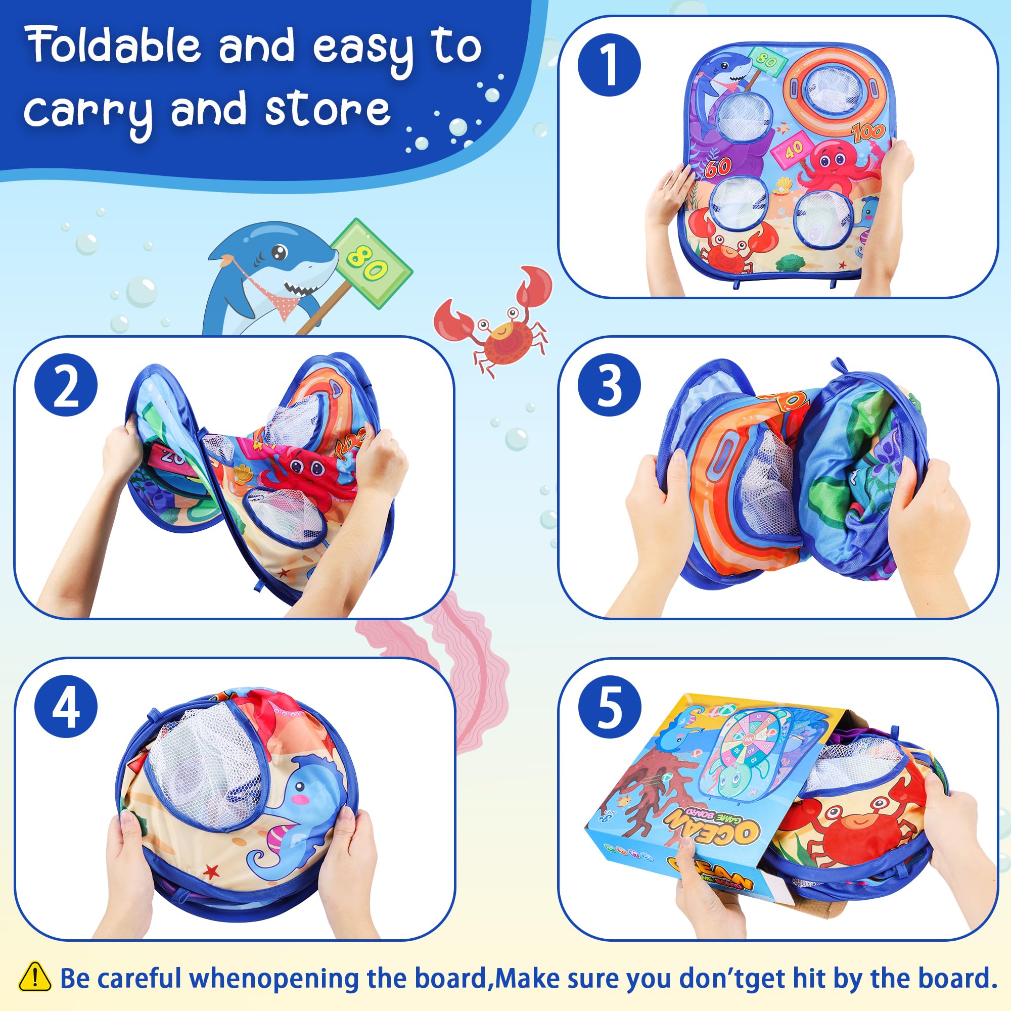 Toyk Ocean folding frame for easy transport and storage