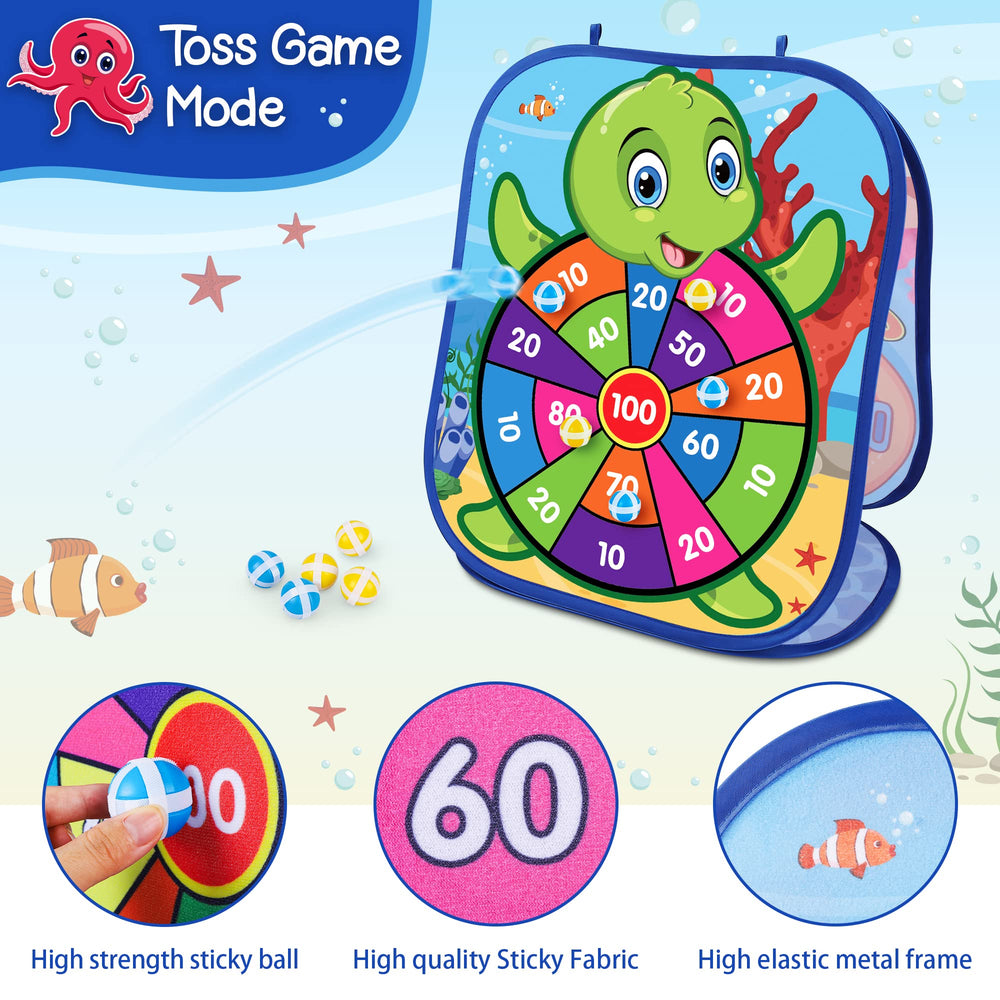 Toyk Ocean ten tossing balls included for varied play
