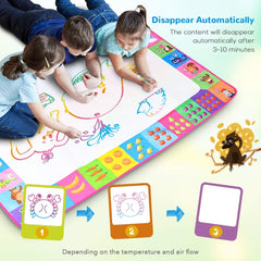 Toyk drawing molds included guide shapes for precise patterns and creative design.