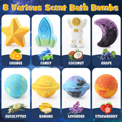 Toylink rainbow colors and fragrant fizz enhance sensory bath time.
