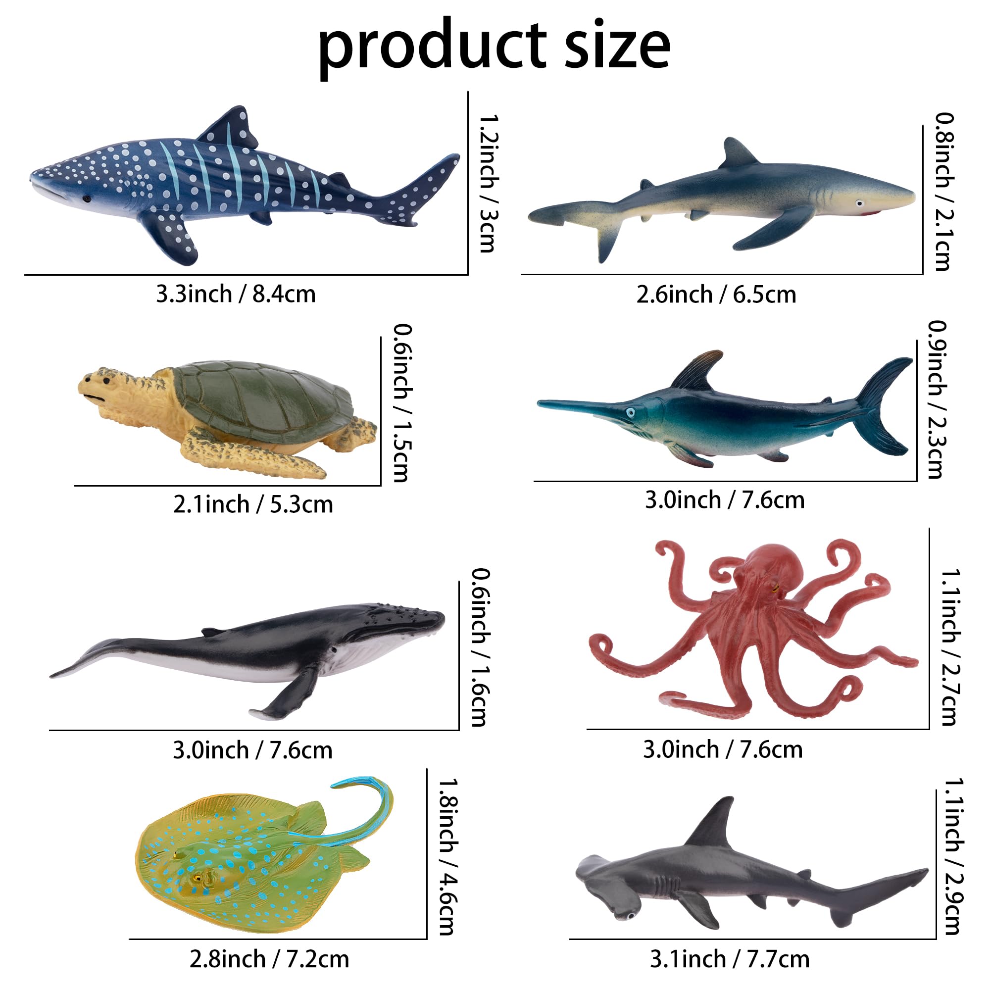 Toymany whale and dolphin figures for storytelling and display.