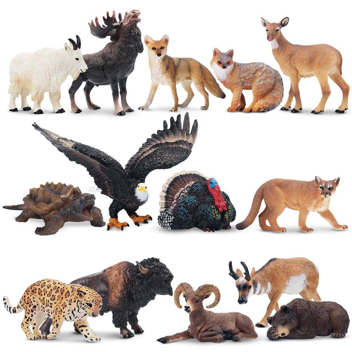 Toymany forest animals Brown Bear figurine for imaginative play and storytelling