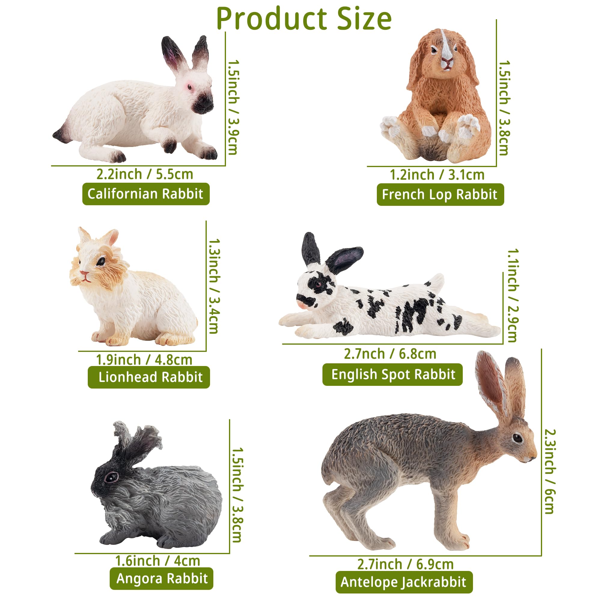 Toymany Lionhead rabbit figure adds charming character to shelves and displays.