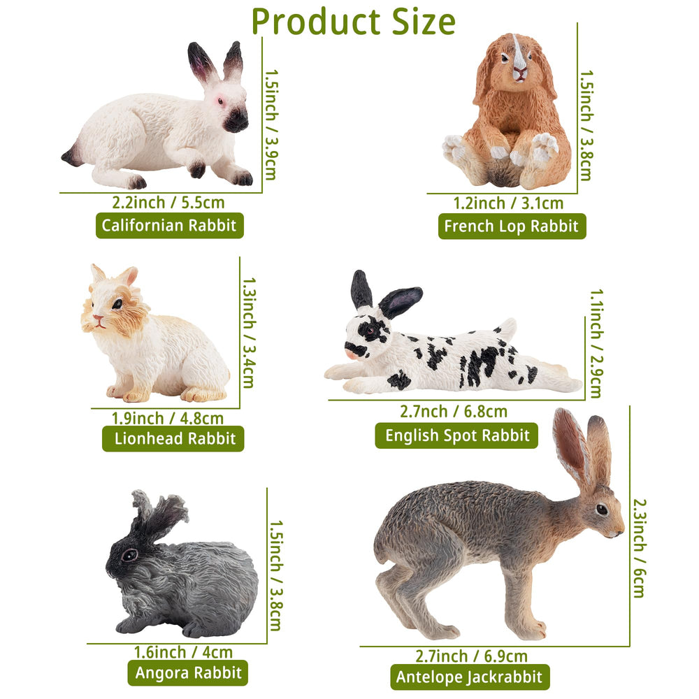 Toymany Lionhead rabbit figure adds charming character to shelves and displays.