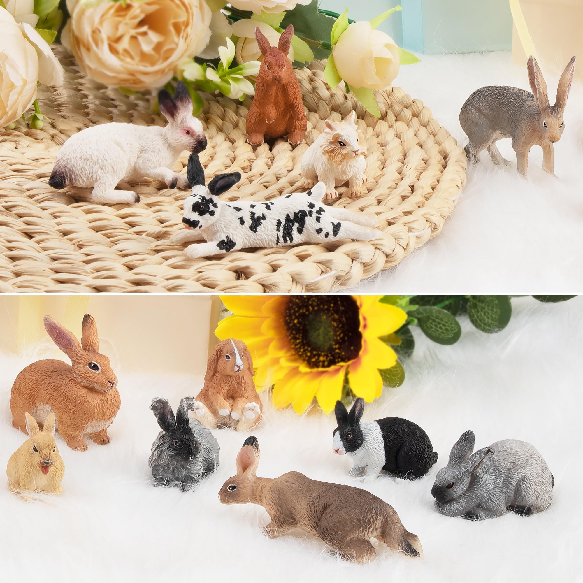 Toymany New Zealand Red rabbit figure offers colorful variety for playrooms.