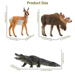 Toymany pronghorn figure enhances imaginative play and classroom projects.