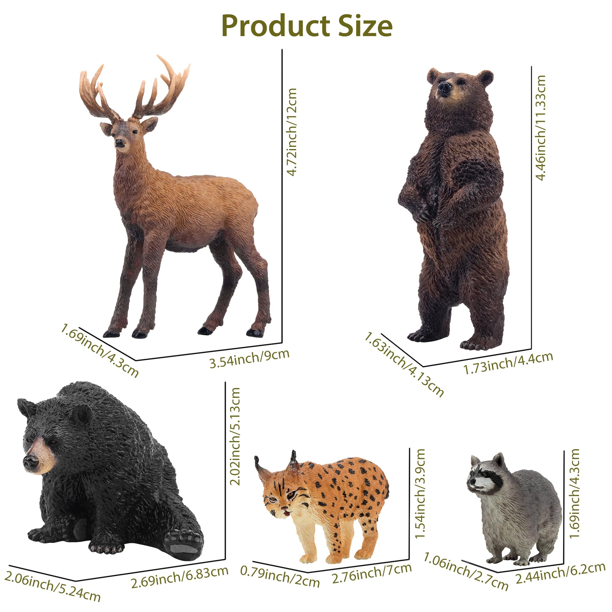 Toymany wapiti figure for storytelling and educational crafts.